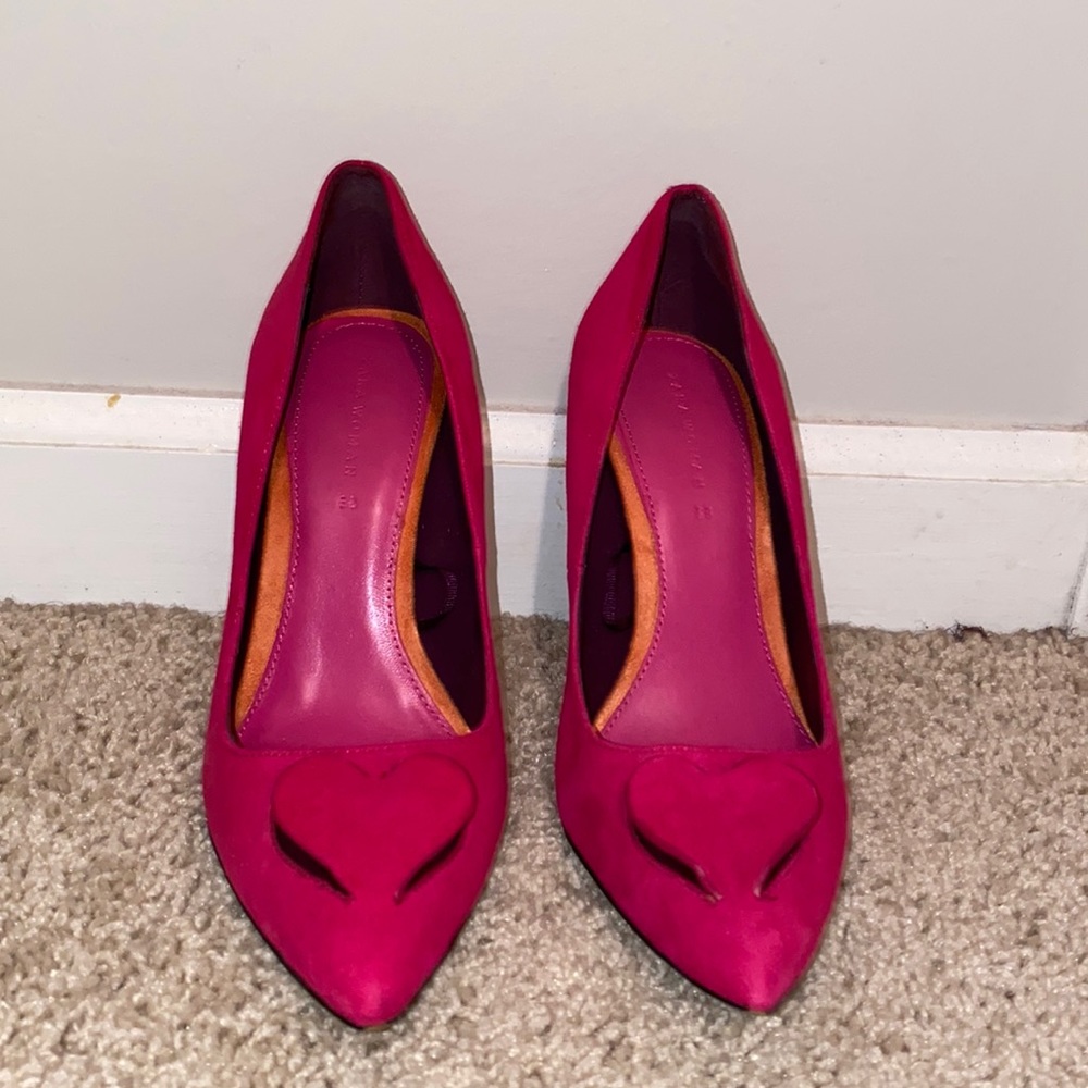 Zara fuchsia /hot pink heels